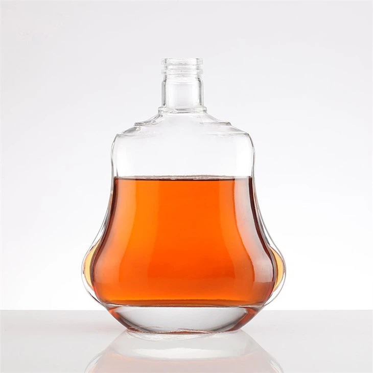 Clear Glass Liquor Bottles