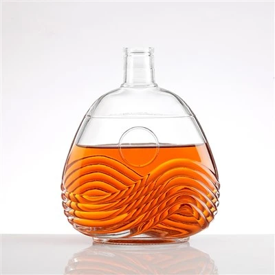 Shaped Glass Liquor Wine Whisky Vodka Tequila Bottle