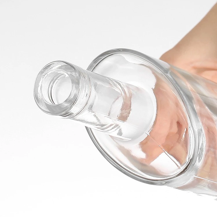 500ml Flat Mouth Wine Glass Bottle