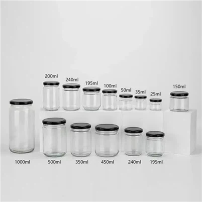 Прилагођена квадратна стаклена посуда за мед